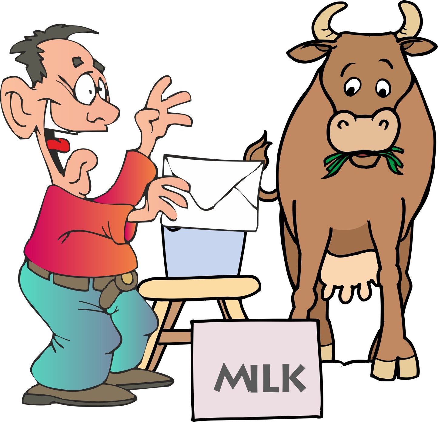 Komede auf der Küchenbank